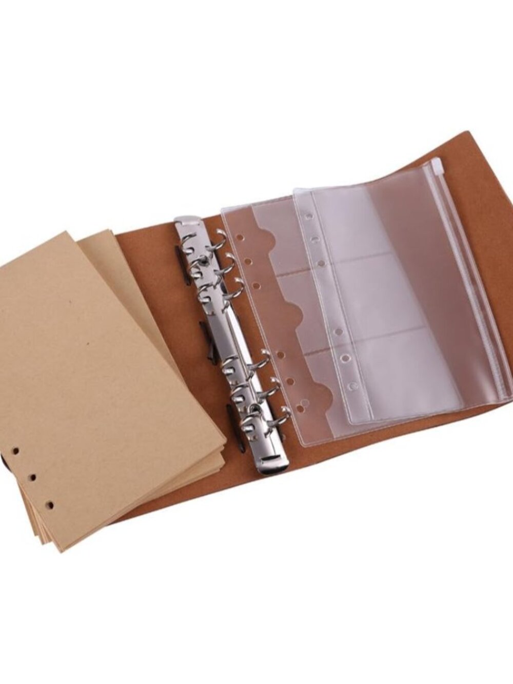 Leather Journal Notebook, Spiral Bound Traveler Notebook for Women Men Thanksgiv - Picture 4 of 7